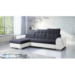Prisma I corner sofa with a sleeping function and USB port - comfort and elegance in one. Prisma I corner sofa with a sleeping function and USB port - comfort and elegance in one.