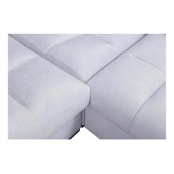 Narożnik Prisma XII z funkcją spania, portem usb oraz pojemnikiem na pościel tkanina Terra 06