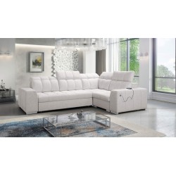 Prisma II corner sofa with a sleeping function in Velvet fabric | Pet friendly, Terra 06 | Your ideal place to relax Prisma II corner sofa with a sleeping function in Velvet fabric | Pet friendly, Terra 06 | Your ideal place to relax