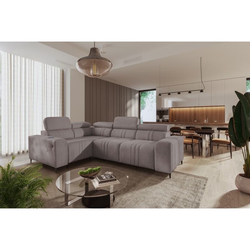 Verona II corner sofa with a sleeping function - elegance and functionality in one Verona II corner sofa with a sleeping function - elegance and functionality in one