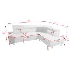 Narożnik Orbix VII z funkcją spania w tkaninie Plecionka, Sawana 61 - elegancja i funkcjonalność w jednym! Narożnik Orbix VII z funkcją spania w tkaninie Plecionka, Sawana 61 - elegancja i funkcjonalność w jednym!