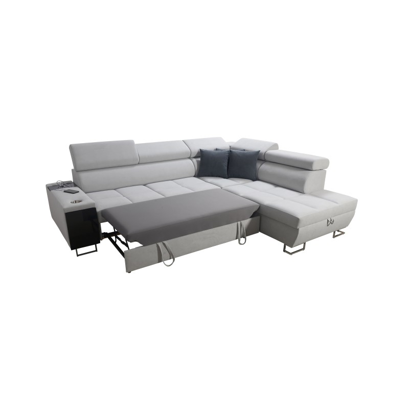 Narożnik Orbix VII z funkcją spania w tkaninie Velvet, Ultario Velvet 2955 - elegancja i funkcjonalność w jednym! Narożnik Orbix VII z funkcją spania w tkaninie Velvet, Ultario Velvet 2955 - elegancja i funkcjonalność w jednym!