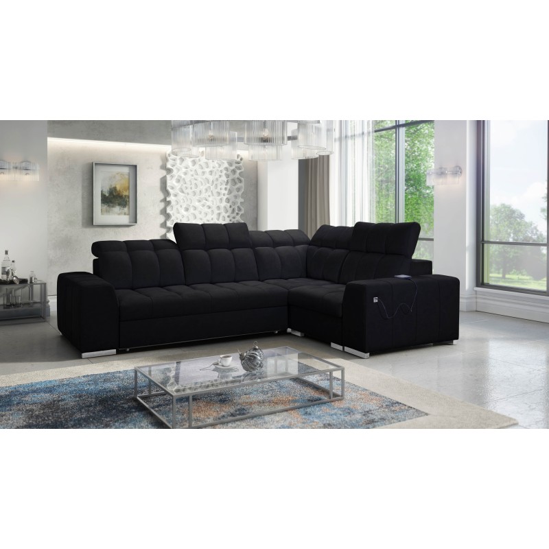 Prisma II Corner Sofa with Sleeping Function in Velvet Fabric | Pet Friendly, Terra 99 | Your Perfect Place to Relax Prisma II Corner Sofa with Sleeping Function in Velvet Fabric | Pet Friendly, Terra 99 | Your Perfect Place to Relax