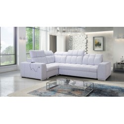 Prisma II Corner Sofa with Sleeping Function in Velvet Fabric | Pet Friendly, Terra 80 | Your Ideal Place to Relax Prisma II Corner Sofa with Sleeping Function in Velvet Fabric | Pet Friendly, Terra 80 | Your Ideal Place to Relax