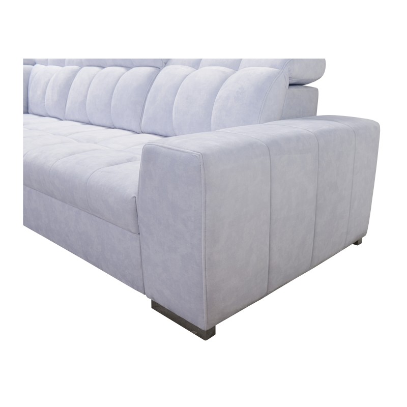 Prisma II corner sofa with a sleeping function in Velvet fabric | Pet friendly, Terra 06 | Your ideal place to relax Prisma II corner sofa with a sleeping function in Velvet fabric | Pet friendly, Terra 06 | Your ideal place to relax