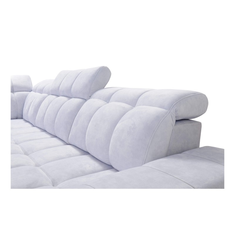 Prisma II corner sofa with a sleeping function in Velvet fabric | Pet friendly, Terra 06 | Your ideal place to relax Prisma II corner sofa with a sleeping function in Velvet fabric | Pet friendly, Terra 06 | Your ideal place to relax