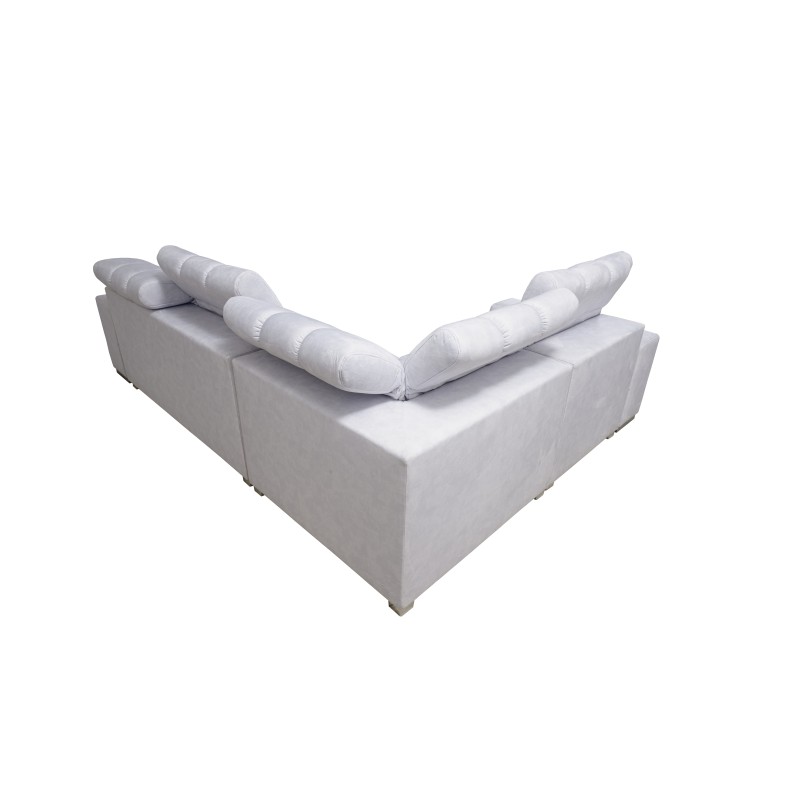 Prisma II corner sofa with a sleeping function in Velvet fabric | Pet friendly, Terra 06 | Your ideal place to relax Prisma II corner sofa with a sleeping function in Velvet fabric | Pet friendly, Terra 06 | Your ideal place to relax
