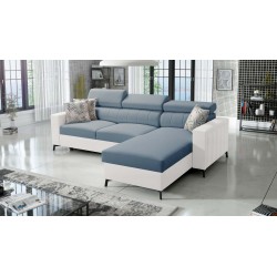 Narożnik Arco I Maxi z Velvet, Mono 239 + Ecoskóra: styl, funkcjonalność i komfort w jednym