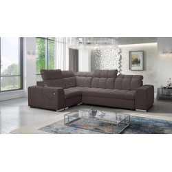 Prisma II Corner Sofa with Sleeping Function in Velvet Fabric | Pet Friendly, Terra 26 | Your Perfect Place to Relax Prisma II Corner Sofa with Sleeping Function in Velvet Fabric | Pet Friendly, Terra 26 | Your Perfect Place to Relax