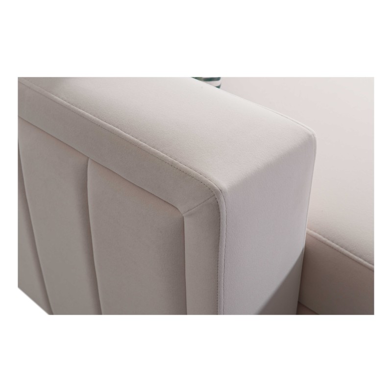 Narożnik Arco I maxi z funkcją spania, regulowane zagłówki tkanina Mono 239