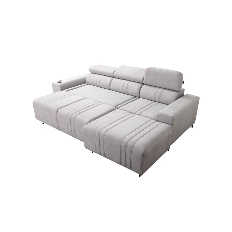 Elegant Verona I Corner Sofa with Sleeping Function - Velvet, Vena 14 | Your Perfect Furniture Elegant Verona I Corner Sofa with Sleeping Function - Velvet, Vena 14 | Your Perfect Furniture