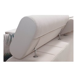 Narożnik Arco II z funkcją spania, regulowane zagłówki tkanina Mono 236