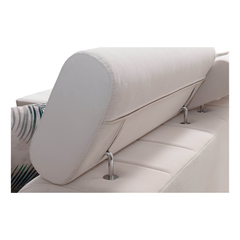 Narożnik Arco II z funkcją spania, regulowane zagłówki tkanina Mono 239