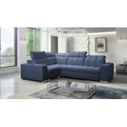 Narożnik Prisma II z funkcją spania w tkaninie Velvet | Pet friendly, Terra 76 | Twoje idealne miejsce do relaksu
