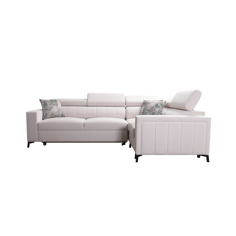 Narożnik Arco II z funkcją spania, regulowane zagłówki tkanina Sawana 72