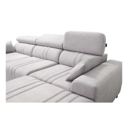 Elegant Verona I Corner Sofa with Sleeping Function - Velvet, Vena 13 | Your Perfect Furniture Elegant Verona I Corner Sofa with Sleeping Function - Velvet, Vena 13 | Your Perfect Furniture