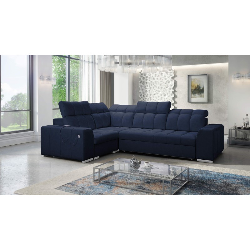 Prisma II Corner Sofa with Sleeping Function in Velvet Fabric | Pet Friendly, Terra 79 | Your Perfect Place to Relax Prisma II Corner Sofa with Sleeping Function in Velvet Fabric | Pet Friendly, Terra 79 | Your Perfect Place to Relax