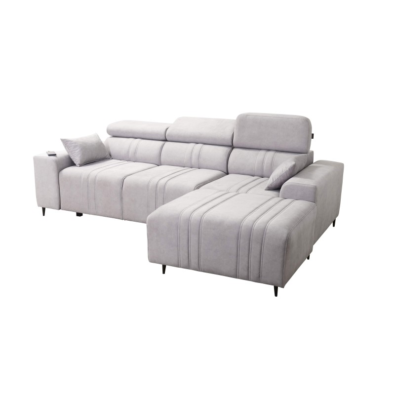 Elegant Verona I Corner Sofa with Sleeping Function - Velvet, Vena 13 | Your Perfect Furniture Elegant Verona I Corner Sofa with Sleeping Function - Velvet, Vena 13 | Your Perfect Furniture