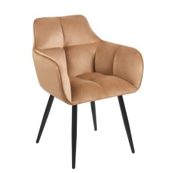 Krzesło velvet (cappuccino)