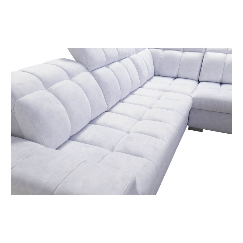 Prisma III corner sofa with sleeping function and USB port – comfort and style in one piece of furniture Prisma III corner sofa with sleeping function and USB port – comfort and style in one piece of furniture
