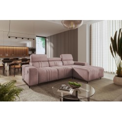Elegancki Narożnik Verona I z funkcją spania - Welur, Vena 10 | Twój idealny mebel