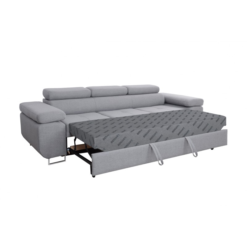 Sofa trzyosobowa Annabelle II z funkcją spania - nogi chromowane