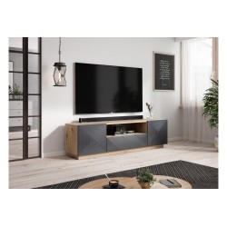 Szafka RTV z szufladą Asha 167 cm - artisan / rivier stone mat Szafka RTV z szufladą Asha 167 cm - artisan / rivier stone mat