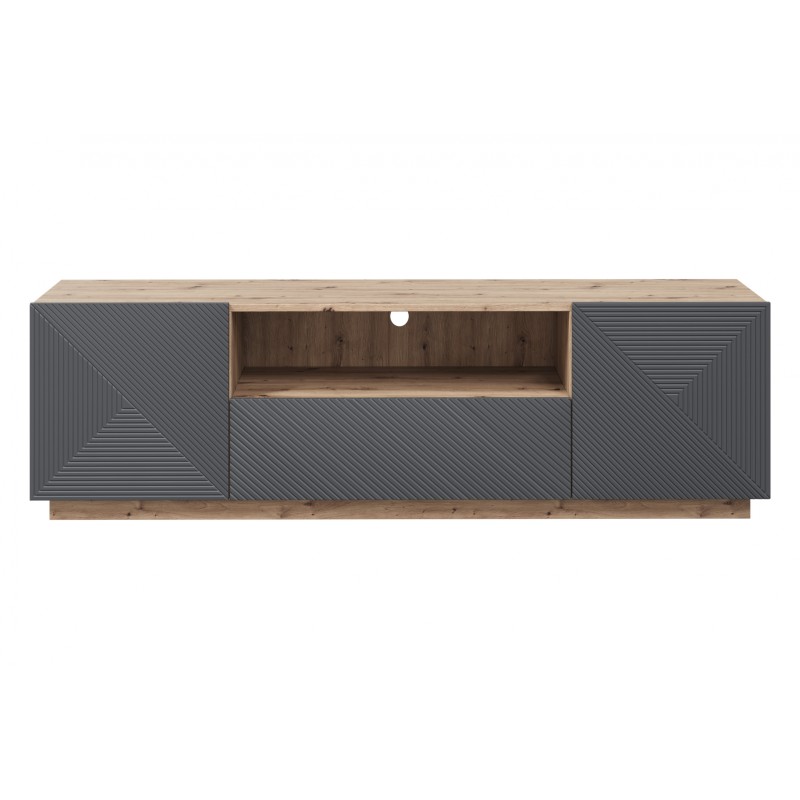 Szafka RTV z szufladą Asha 167 cm - artisan / rivier stone mat Szafka RTV z szufladą Asha 167 cm - artisan / rivier stone mat
