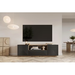 Szafka RTV z szufladą Asha 167 cm - artisan / rivier stone mat Szafka RTV z szufladą Asha 167 cm - artisan / rivier stone mat