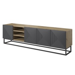 Szafka RTV Asha 200 cm - elegancja i funkcjonalność