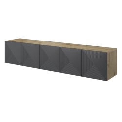 Szafka RTV Asha 200 cm - nowoczesny design i funkcjonalność