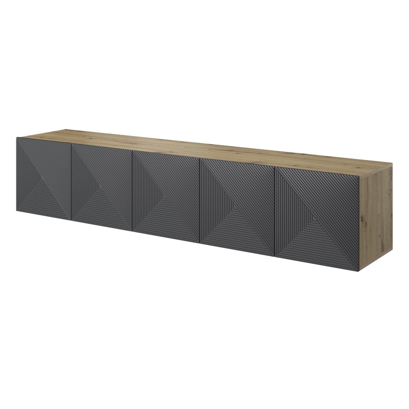 Szafka RTV Asha 200 cm - nowoczesny design i funkcjonalność Szafka RTV Asha 200 cm - nowoczesny design i funkcjonalność