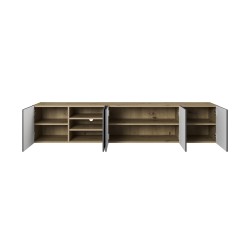 Szafka RTV Asha 200 cm - nowoczesny design i funkcjonalność Szafka RTV Asha 200 cm - nowoczesny design i funkcjonalność