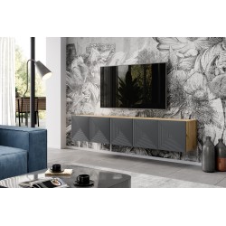 Szafka RTV Asha 200 cm - nowoczesny design i funkcjonalność Szafka RTV Asha 200 cm - nowoczesny design i funkcjonalność