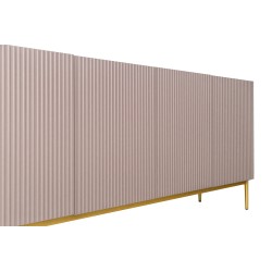 Komoda Nicole 200 cm na metalowych nogach - antyczny róż / złote nóżki - Limitowana oferta Komoda Nicole 200 cm na metalowych nogach - antyczny róż / złote nóżki - Limitowana oferta