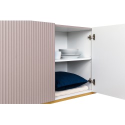 Komoda Nicole 200 cm na metalowych nogach - antyczny róż / złote nóżki - Limitowana oferta Komoda Nicole 200 cm na metalowych nogach - antyczny róż / złote nóżki - Limitowana oferta