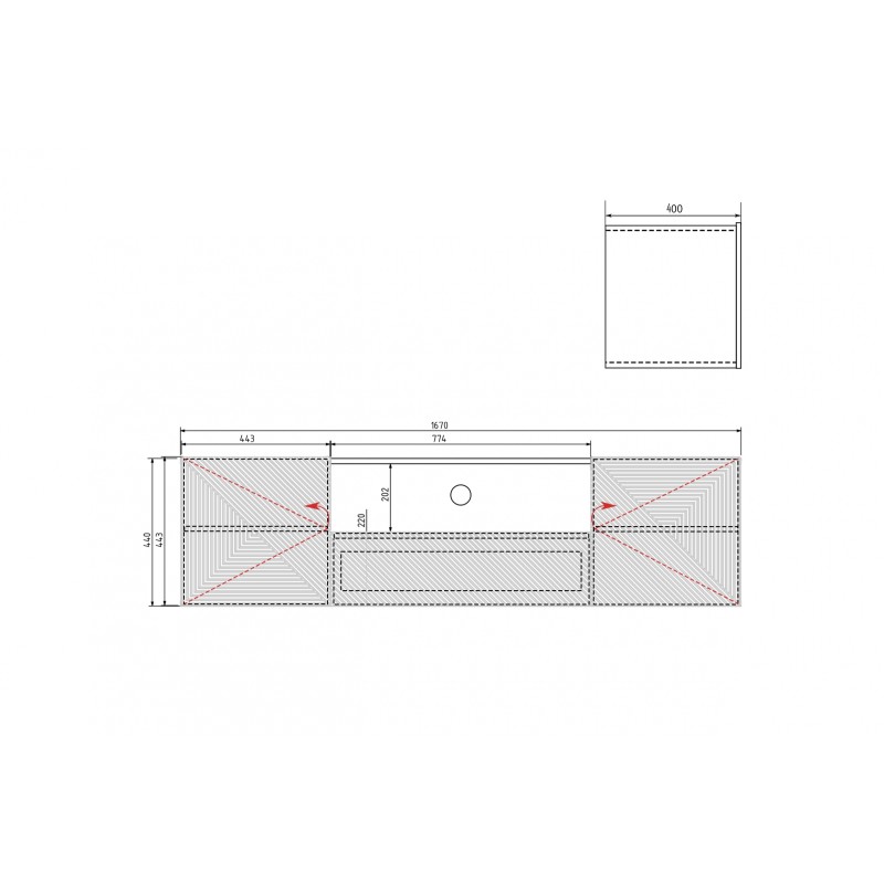 Szafka RTV Asha 167 cm - biały mat, minimalistyczny design Szafka RTV Asha 167 cm - biały mat, minimalistyczny design