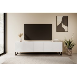 Szafka RTV Asha 200 cm - nowoczesny design i funkcjonalność Szafka RTV Asha 200 cm - nowoczesny design i funkcjonalność