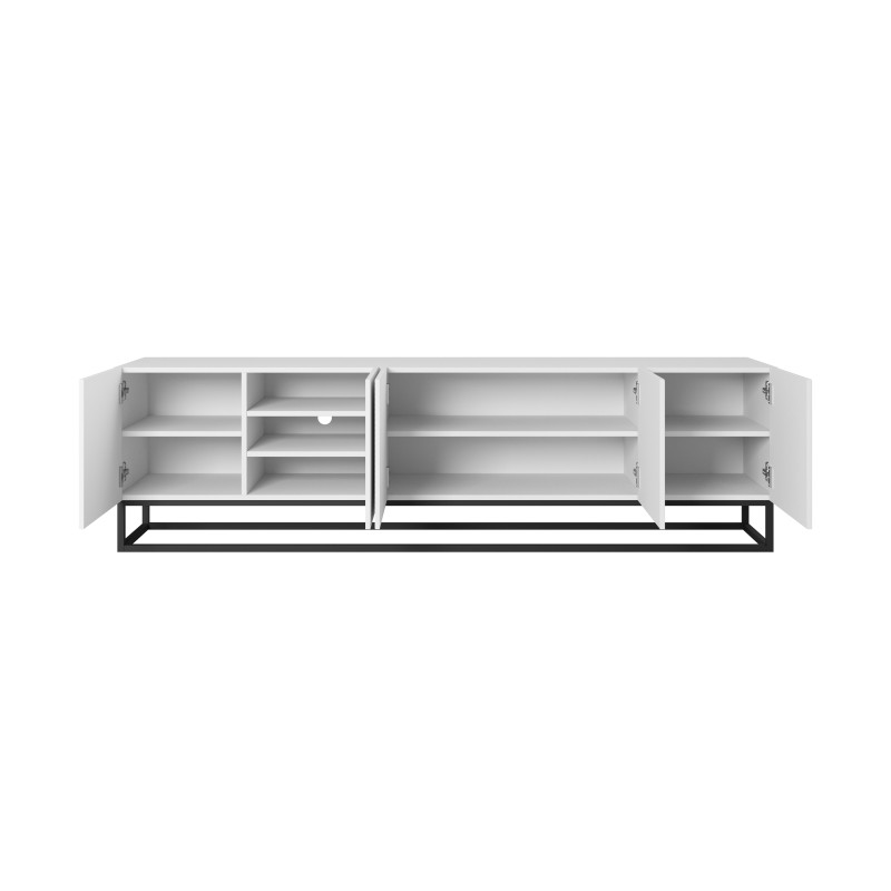 Szafka RTV Asha 200 cm - nowoczesny design i funkcjonalność Szafka RTV Asha 200 cm - nowoczesny design i funkcjonalność