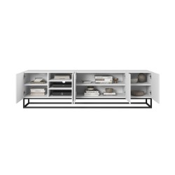 Szafka RTV Asha 200 cm - nowoczesny design i funkcjonalność Szafka RTV Asha 200 cm - nowoczesny design i funkcjonalność