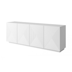 Komoda Asha 200 cm - biały mat, nowoczesny design