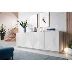 Komoda Asha 200 cm - biały mat Komoda Asha 200 cm - biały mat
