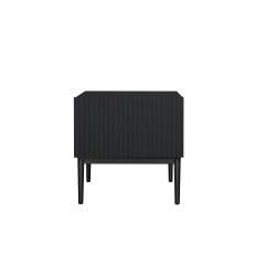 Zestaw szafek nocnych Nicole 46 cm - czarny / czarne nóżki Zestaw szafek nocnych Nicole 46 cm - czarny / czarne nóżki