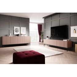 Szafka RTV Nicole 200 cm - Antyczny róż, Limitowana oferta Szafka RTV Nicole 200 cm - Antyczny róż, Limitowana oferta