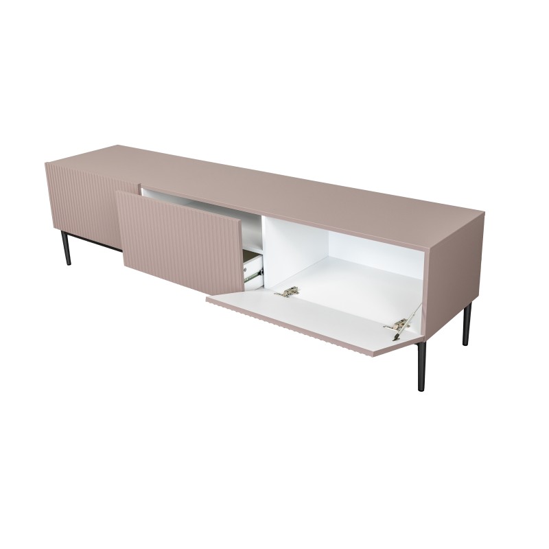 Szafka RTV Nicole 200 cm - Antyczny róż, Limitowana oferta Szafka RTV Nicole 200 cm - Antyczny róż, Limitowana oferta