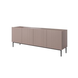 Komoda Nicole 200 cm - Antyczny róż, metalowe nogi