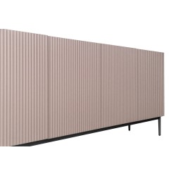 Komoda Nicole 200 cm z metalowymi nogami - antyczny róż / czarne nóżki - Limitowana oferta Komoda Nicole 200 cm z metalowymi nogami - antyczny róż / czarne nóżki - Limitowana oferta