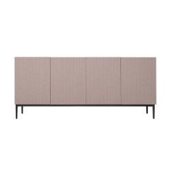 Komoda Nicole 200 cm z metalowymi nogami - antyczny róż / czarne nóżki - Limitowana oferta Komoda Nicole 200 cm z metalowymi nogami - antyczny róż / czarne nóżki - Limitowana oferta