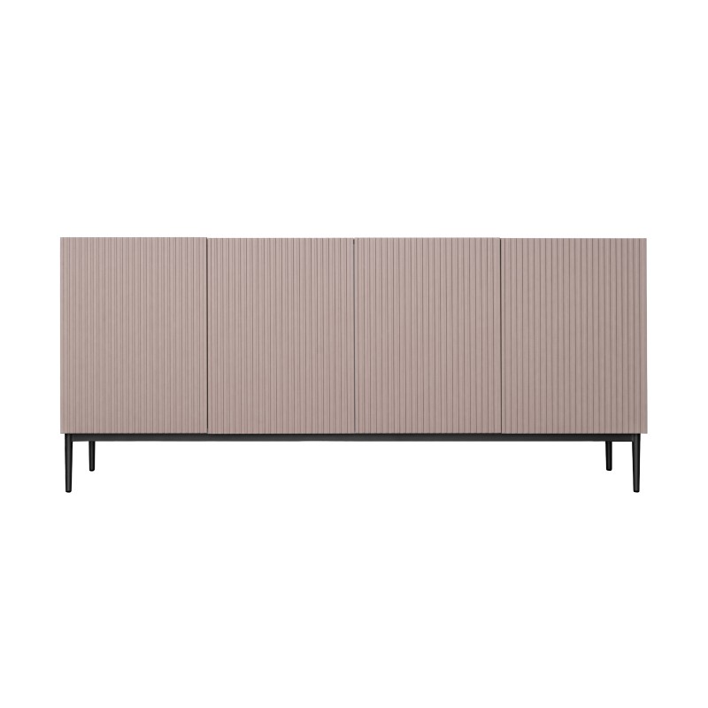 Komoda Nicole 200 cm z metalowymi nogami - antyczny róż / czarne nóżki - Limitowana oferta Komoda Nicole 200 cm z metalowymi nogami - antyczny róż / czarne nóżki - Limitowana oferta