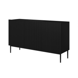 Komoda Nicole 150 cm - czarny mat, designerski styl